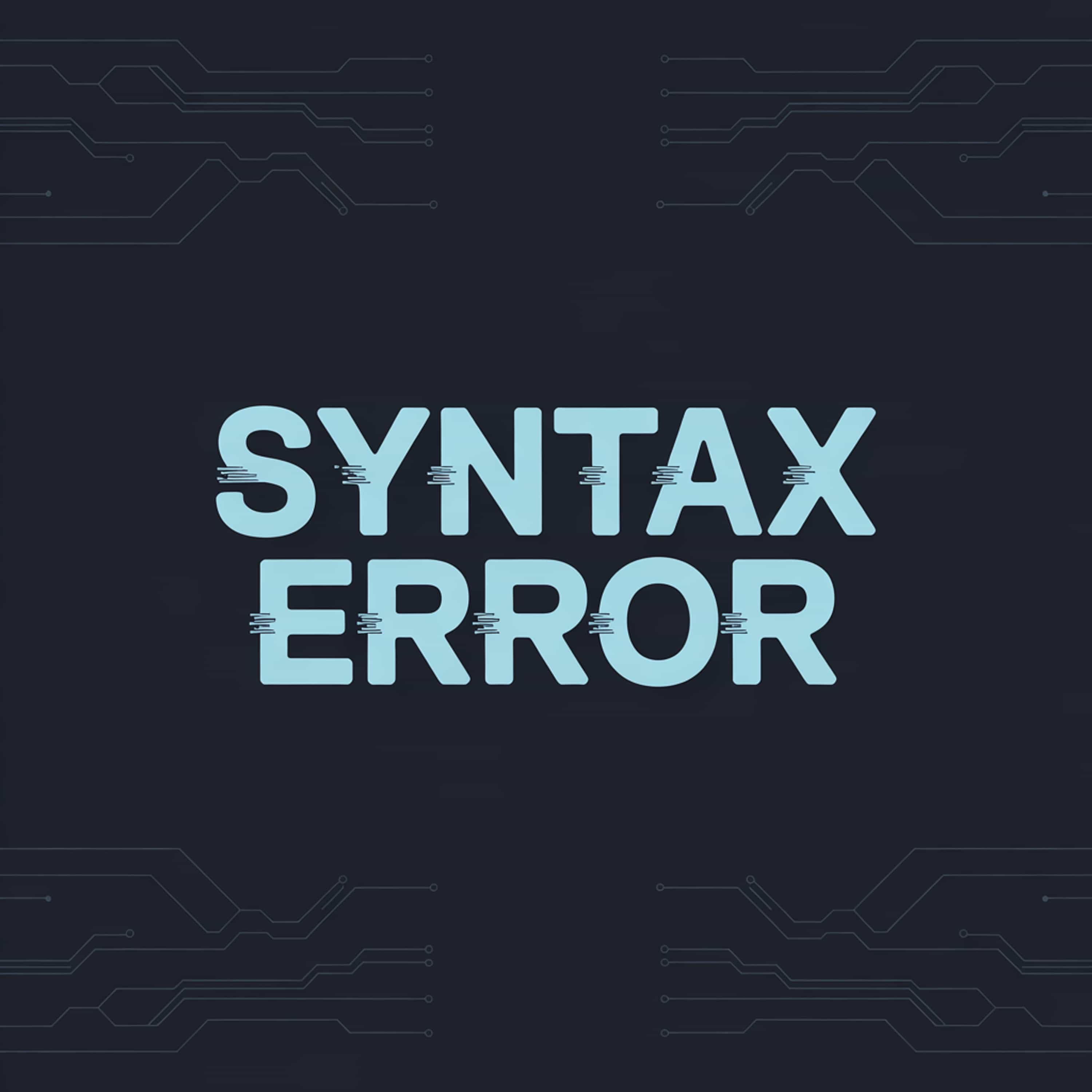 Syntax Error