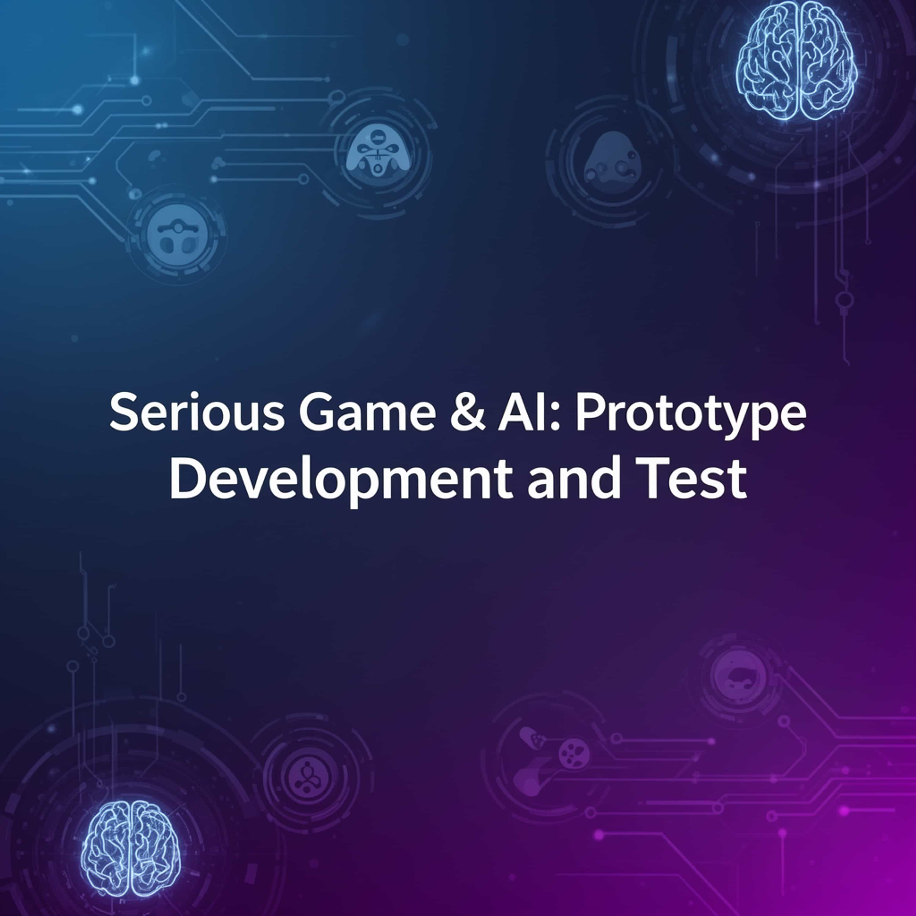 Serious Game & AI: Prototype Development and Test